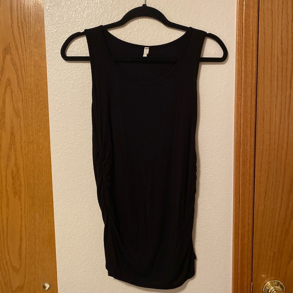 Pinkblush Maternity Knit Tank S Black